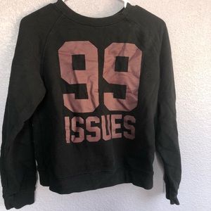 Long sleeve black sweater